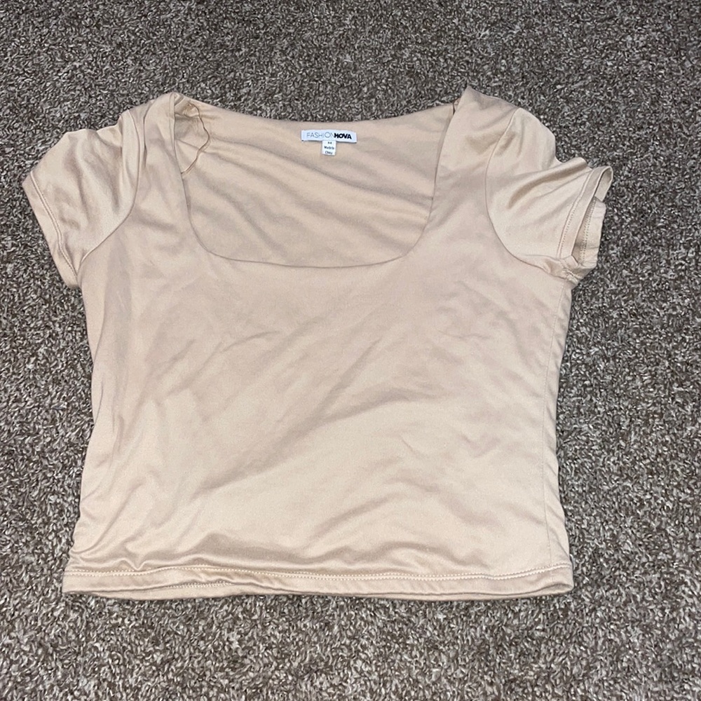 Nude Double Lined Top